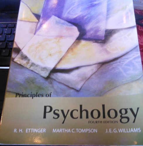 Beispielbild fr Principles of Psychology (Custom for Boston University), 4th Ed. zum Verkauf von Better World Books