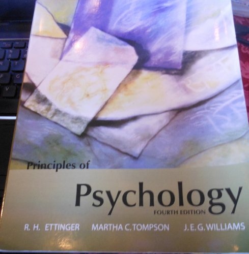 Stock image for Principles of Psychology (Custom for Boston University), 4th Ed. for sale by OwlsBooks