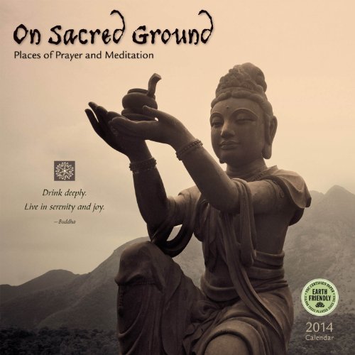 On Sacred Ground 2014 Wall Calendar (9781602377738) by Amber Lotus Publishing