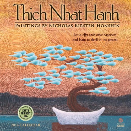 9781602377752: Thich Nhat Hanh 2014 Mini Calendar: Paintings by Nicholas Kirsten-Honshin