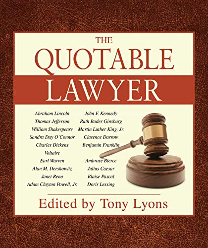 Stock image for The Quotable Lawyer for sale by SecondSale