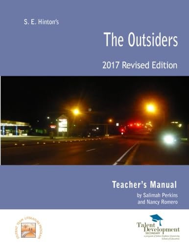 Beispielbild fr The Outsiders Teacher's Manual Revised Edition zum Verkauf von SecondSale