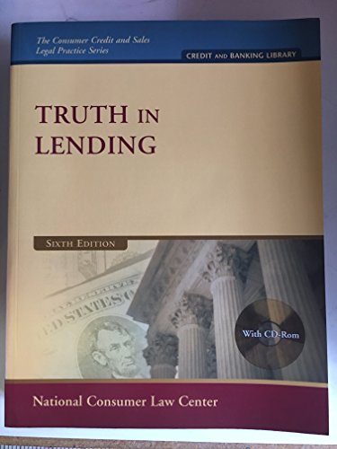 Stock image for Truth in Lending: 2009 Supplement (The Consumer Credit and Sales Legal Practice Series) for sale by HPB-Red