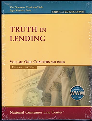 Imagen de archivo de Truth in Lending: Includes Website a la venta por dsmbooks