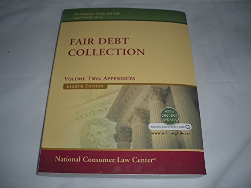 Stock image for Fair Debt Collection Volume Two: Appendices 8th Edition for sale by Better World Books