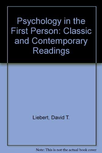 Beispielbild fr Psychology In the First Person : Classic and Contemporary Readings zum Verkauf von a2zbooks