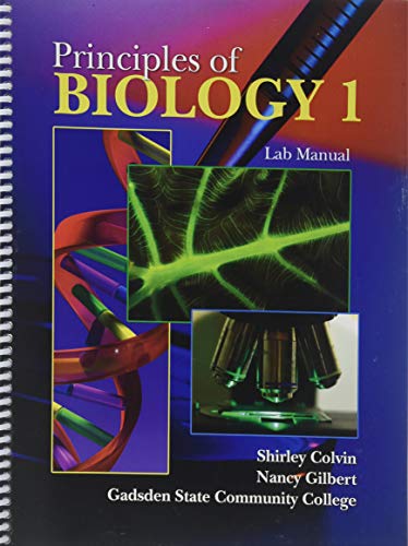 9781602501034: Principles of Biology 1 Lab Manual