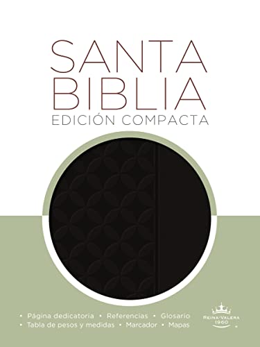 9781602558038: Santa Biblia Compacta-Rvr 1960: Reina Valera Revision 1960 Onyx Piel Italiana