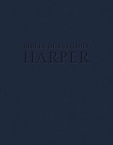 9781602558489: Biblia de estudio Harper / Harper Study Bible: Rvr 1960 Azul Con Indice / Rvr 1960 Blue With Index
