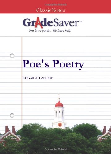 Imagen de archivo de GradeSaver (TM) ClassicNotes: Poe's Poetry Study Guide a la venta por Revaluation Books
