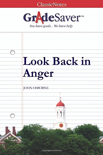 Beispielbild fr GradeSaver (TM) ClassicNotes: Look Back in Anger Study Guide zum Verkauf von medimops