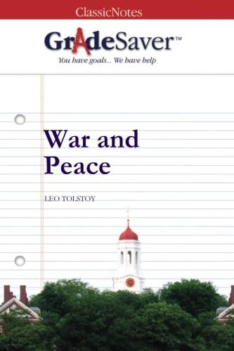 Imagen de archivo de GradeSaver (TM) ClassicNotes: War and Peace a la venta por Books Unplugged