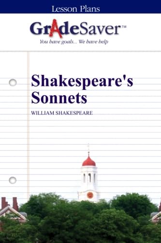 Stock image for GradeSaver (TM) Lesson Plans: Shakespeare's Sonnets for sale by Revaluation Books