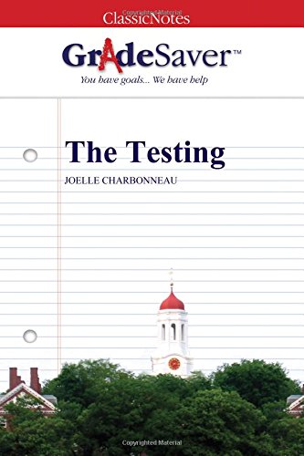 Imagen de archivo de GradeSaver (TM) ClassicNotes: The Testing a la venta por Revaluation Books