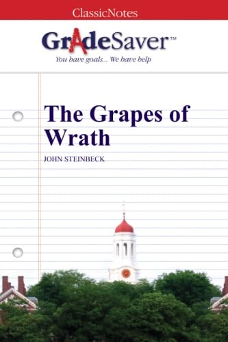 Imagen de archivo de GradeSaver (TM) ClassicNotes: The Grapes of Wrath a la venta por WorldofBooks