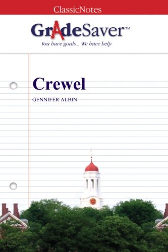Imagen de archivo de GradeSaver (TM) ClassicNotes: Crewel a la venta por Revaluation Books