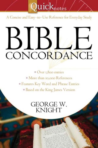 Stock image for Quicknotes Bible Concordance (QuickNotes Commentaries) for sale by Jenson Books Inc