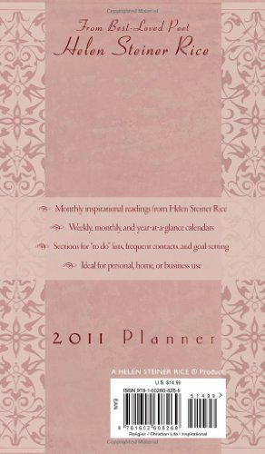 For Each New Day 2011 Planner (9781602608269) by Rice, Helen Steiner