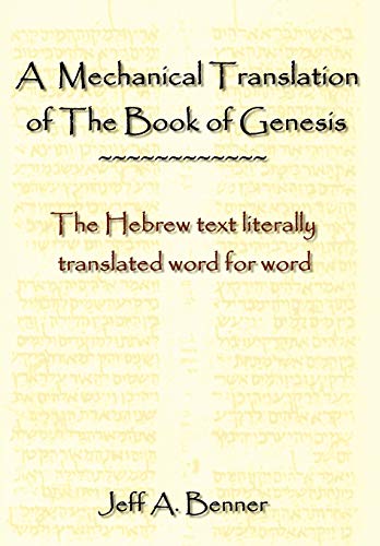 9781602640337: A Mechanical Translation Of The Book Of Genesis