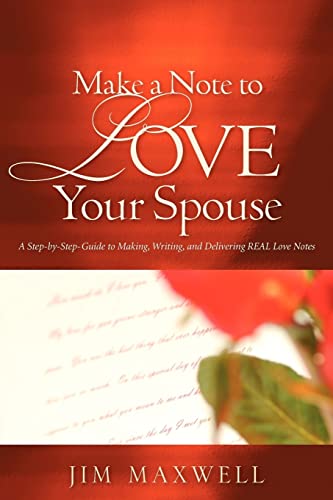 Stock image for Make A Note To Love Your Spouse for sale by Chiron Media