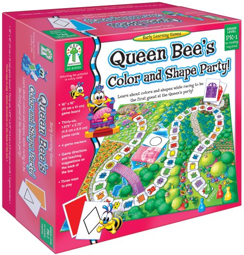 9781602680166: Queen Bee s Color and Shape Party!: Learn about colors and shapes while racing to be the first guest at the Queen s party!