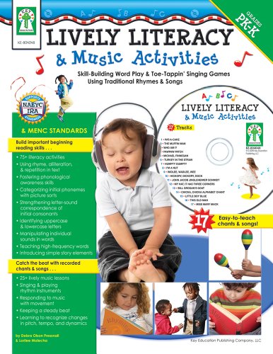 Imagen de archivo de Lively Literacy and Music Activities : Skill-Building Word Play and Toe-Tappin' Singing Games Using Traditional Rhymes and Songs a la venta por Better World Books