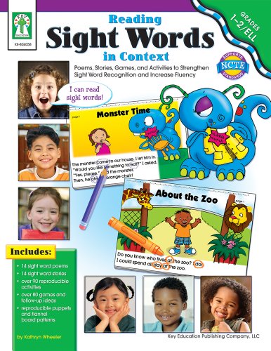 9781602680210: Reading Sight Words in Context, Grades 1 - 2: Poems, Stories, Games, and Activities to Strengthen Sight Word Recognition and Increase Fluency