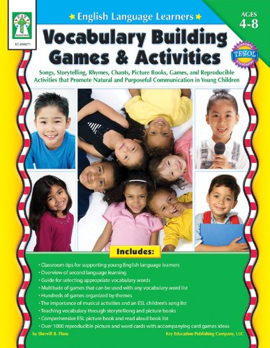 Beispielbild fr Vocabulary Building Games and Activities : Songs, Storytelling, Rhymes, Chants, Picture Books, Games, and Reproducible Activities That Promote Natural and Purposeful Communication in Young Children zum Verkauf von Better World Books