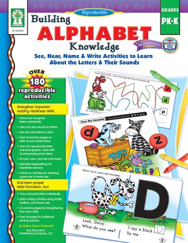 Beispielbild fr Building Alphabet Knowledge, Grades PK - K : See, Hear, Name and Write Activities to Learn about the Letters and Their Sounds zum Verkauf von Better World Books