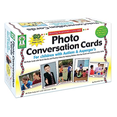 Stock image for Photo Conversation Cards for Children With Autism and Aspergers Board Game for sale by Revaluation Books
