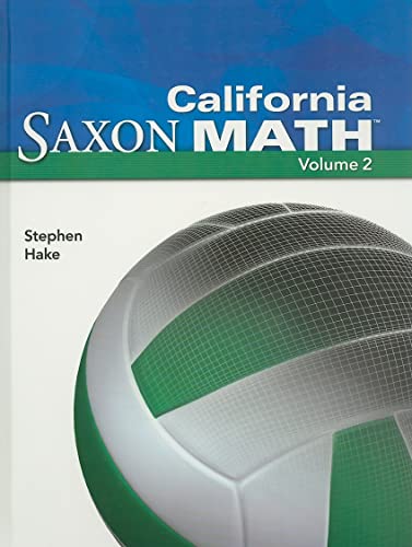 Stock image for Student Edition 2008: Vol. 2 (Saxon Math 6) for sale by GridFreed