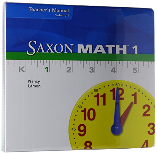 Saxon Math 1: Teacher Materials (9781602770966) by Saxon Publishers