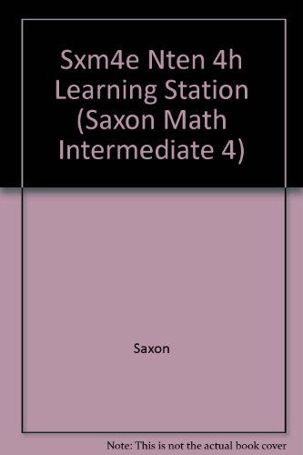 Beispielbild fr Saxon Math Intermediate 4: Learning Station zum Verkauf von GetitBooks