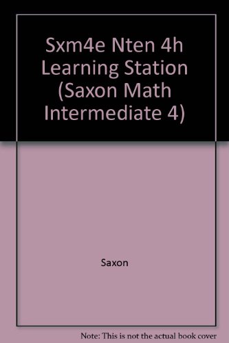 Imagen de archivo de Saxon Math Intermediate 4: Learning Station a la venta por GetitBooks
