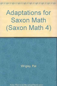 Saxon Math 4: Student Adaptation Workbook B B, Adaptation - SAXON PUBLISHERS