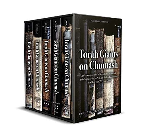 

Torah Giants on Chumash: An Anthology of 1,000+ Divrei Torah on Chumash (5 Volume Set)