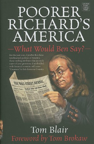 Imagen de archivo de Poorer Richard's America a la venta por Better World Books