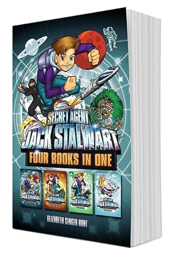 Stock image for Secret Agent Jack Stalwart (Books 9-12): The Deadly Race to Space, The Quest for Aztec Gold, The Theft of the Samurai Sword, The Fight for the Frozen . Secret Agent Jack Stalwart Omnibus Series, 3) for sale by SecondSale