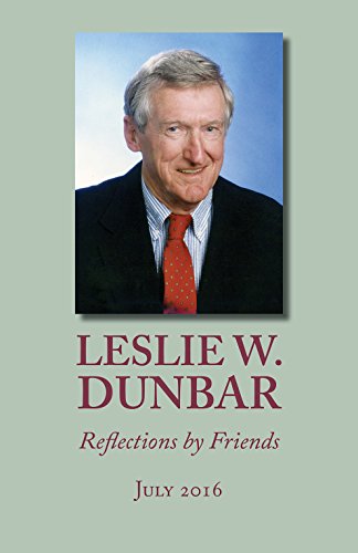 Stock image for Leslie W. Dunbar: Reflections by Friends for sale by Lakeside Books