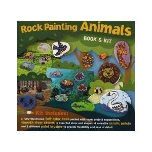 Stock image for Rock Painting Animals, Book and Kit for sale by Once Upon A Time Books