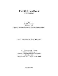 Fuel cell Handbook