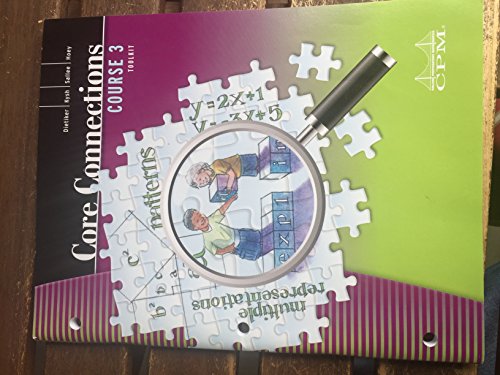 Beispielbild fr Core Connections: Course 3 Foundations for Algebra Toolkit zum Verkauf von Buyback Express