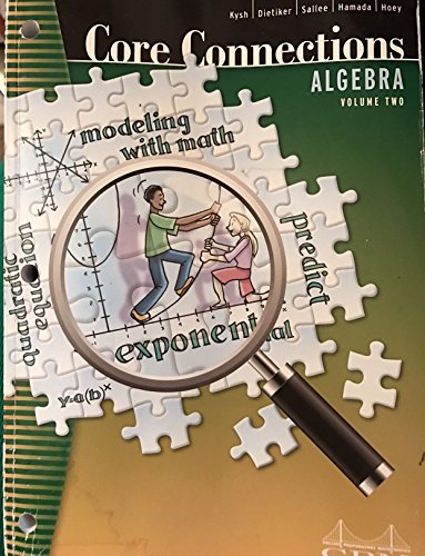 Stock image for Core Connections Algebra Volume 2 for sale by SecondSale