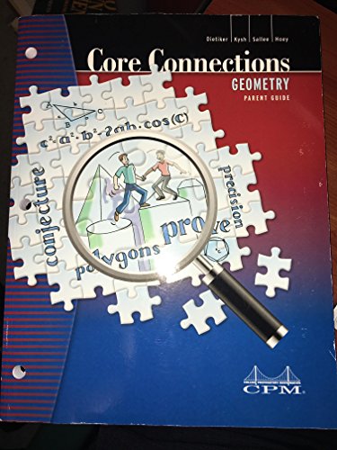 Beispielbild fr Core Connections Geometry Parent Guide zum Verkauf von ThriftBooks-Atlanta