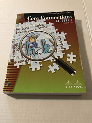 Beispielbild fr Core Connections Algebra 2 Volume 2 2nd Ed. Version 4.0 zum Verkauf von ThriftBooks-Dallas
