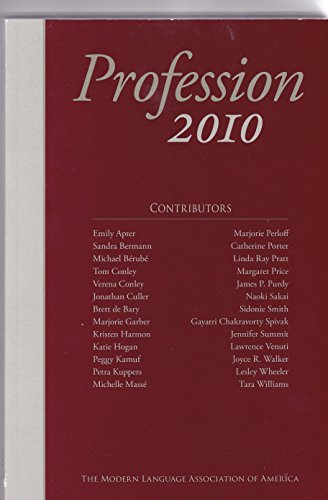 Imagen de archivo de Profession: 2010 a la venta por Better World Books