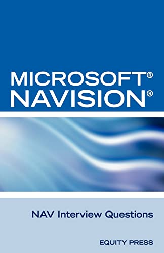 Beispielbild fr Microsoft Nav Interview Questions: Unofficial Microsoft Navision Business Solution Certification Review zum Verkauf von medimops