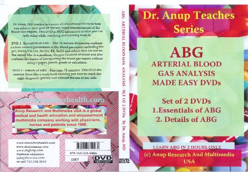 Beispielbild fr ABG -- Arterial Blood Gas Analysis Made Easy - 2 DVD Set (NTSC Format) zum Verkauf von PBShop.store US