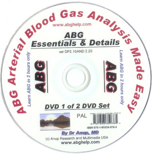 Stock image for ABG -- Arterial Blood Gas Analysis Made Easy DVD (PAL Format) for sale by PBShop.store US