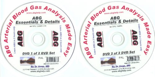 Beispielbild fr ABG Arterial Blood Gas Analysis Made Easy 2 DVD Set PAL Format zum Verkauf von PBShop.store US